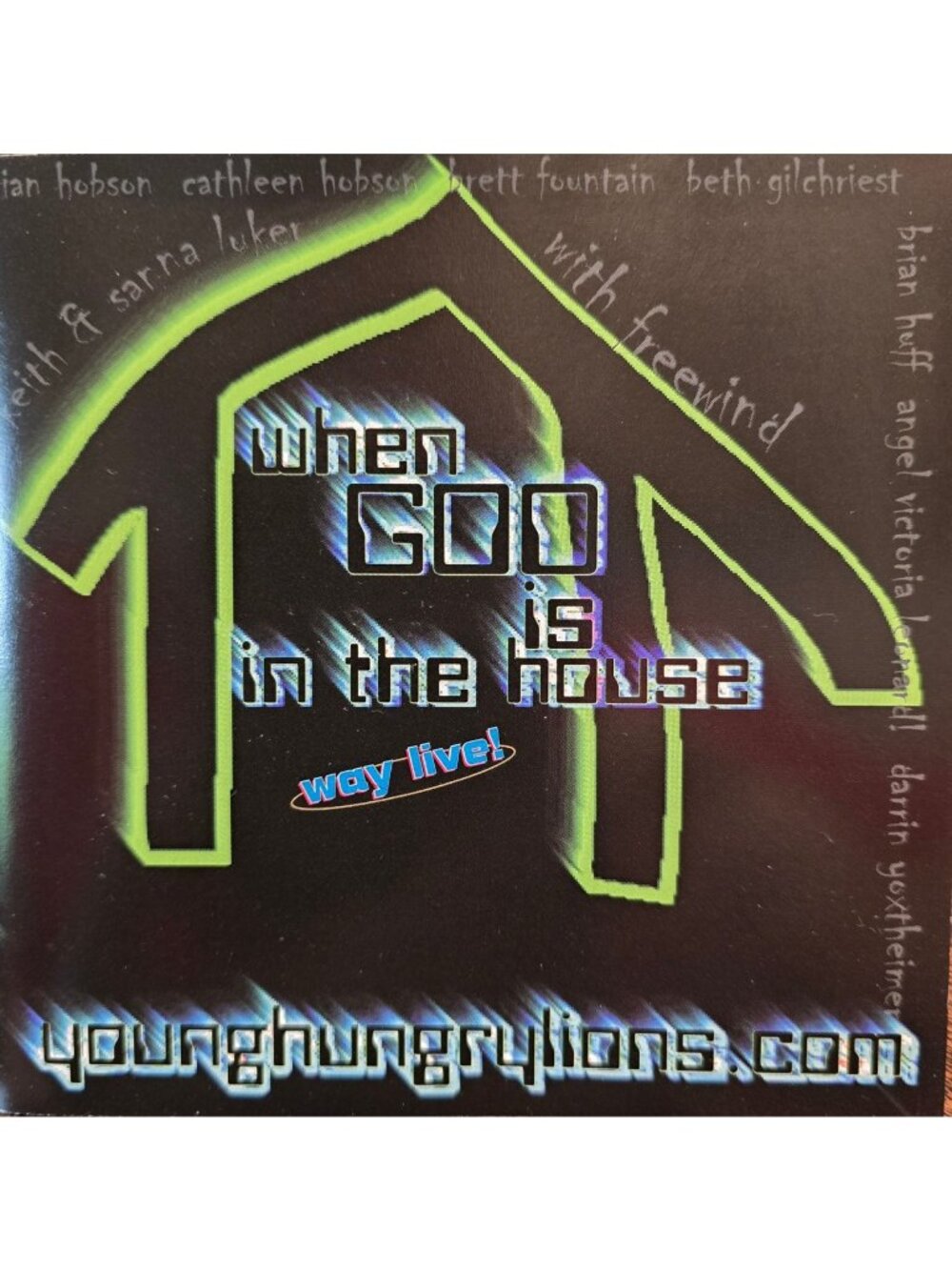 When God Is In The House - Way Live! CD By Young Hungry Lions 38037cd